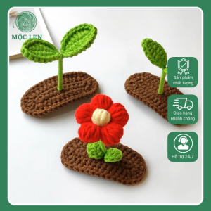 Kẹp Tóc Bằng Len Handmade
