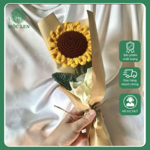 Hoa Hướng Dương bằng len Handmade