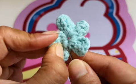 hướng dẫn cách móc hoa lưu ly